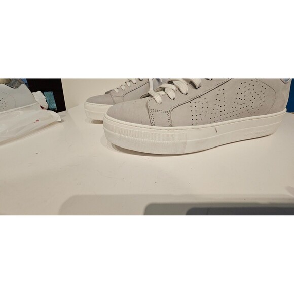 NEW P448 Thea Gray Suede Sneaker Made in Italy EU 42 (US 11) - Picture 3 of 7